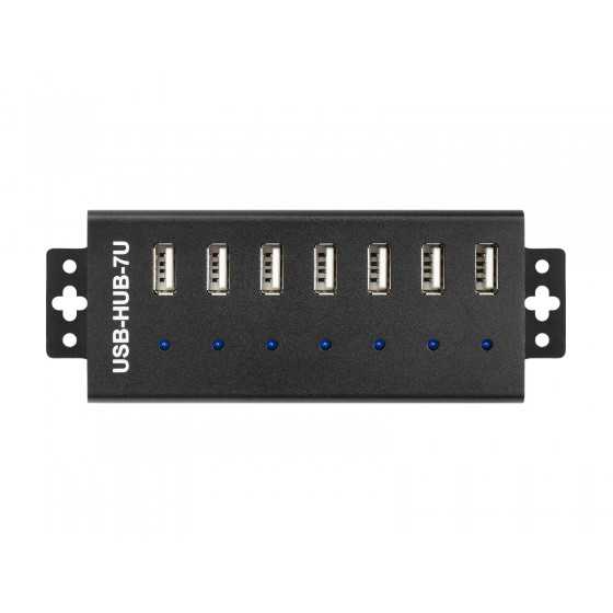 23077 HUB USB industriel 7 ports - USB-HUB-7U-EU