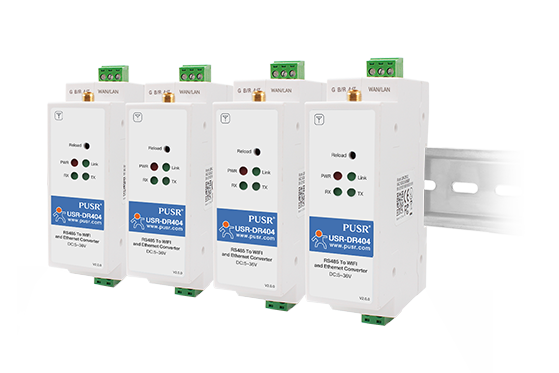 PUSR USR-DR404 DIN Rail RS485 to WiFi Converters