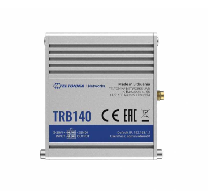 Passerelle Ethernet 4G LTE - Teltonika - TRB140
