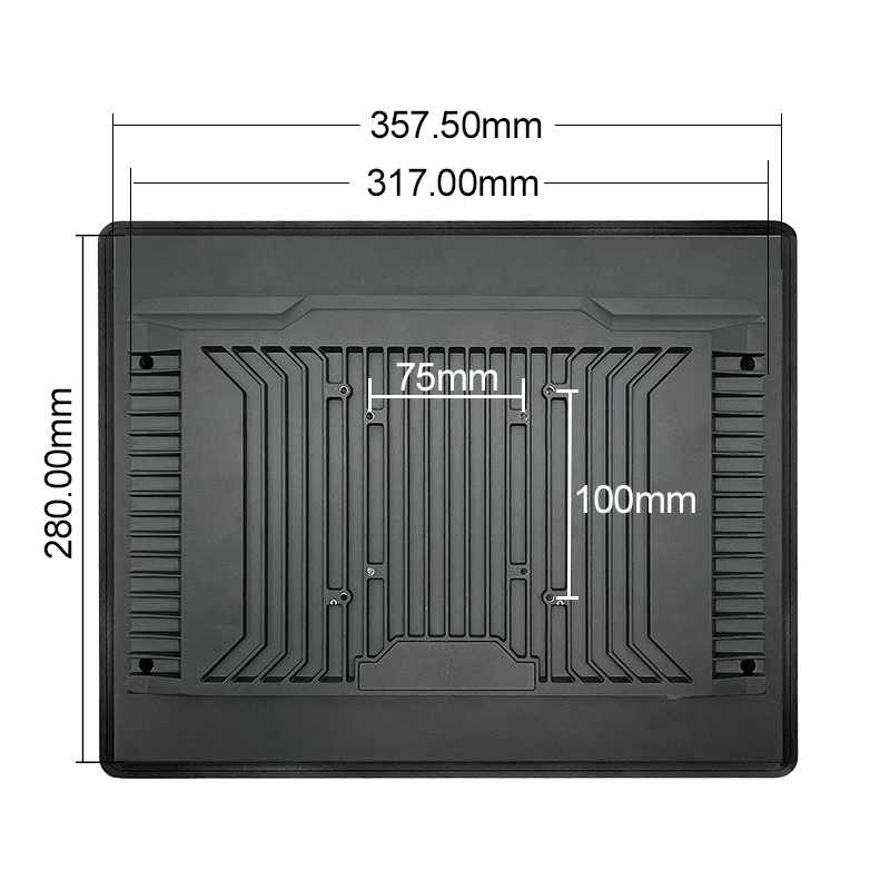 Ecran industriel - 15 pouces capacitif