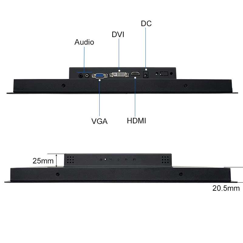 Ecran industriel - 15 pouces resistif