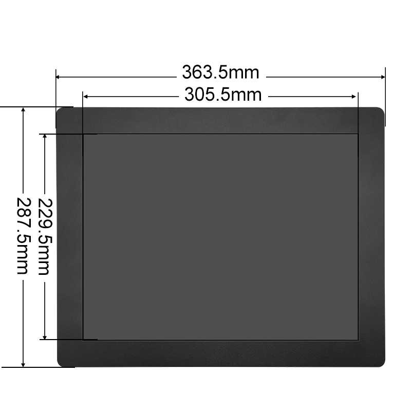 Industrial screen - 15 inch resistive