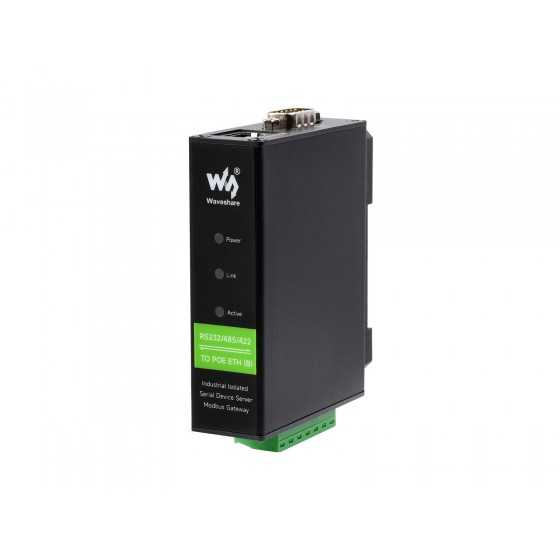 23626 - RS232/RS485/RS422 a Ethernet PoE - Waveshare