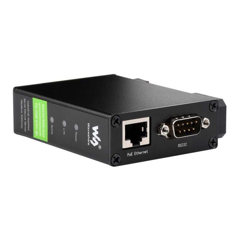 23626 - RS232/RS485/RS422 vers PoE Ethernet - Waveshare