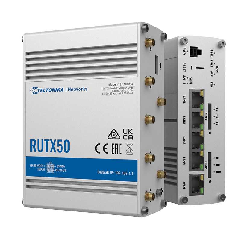 Teltonika 5G Router – RUTX50