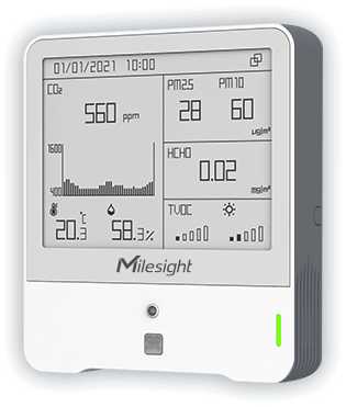 AM308 - Capteur LoRaWAN qualité d’air 9-en-1 - Milesight
