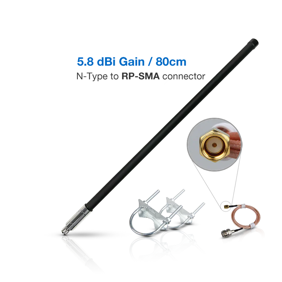 915039 - Antenne LoRaWAN 5,8 dBi noire - RAK Wireless