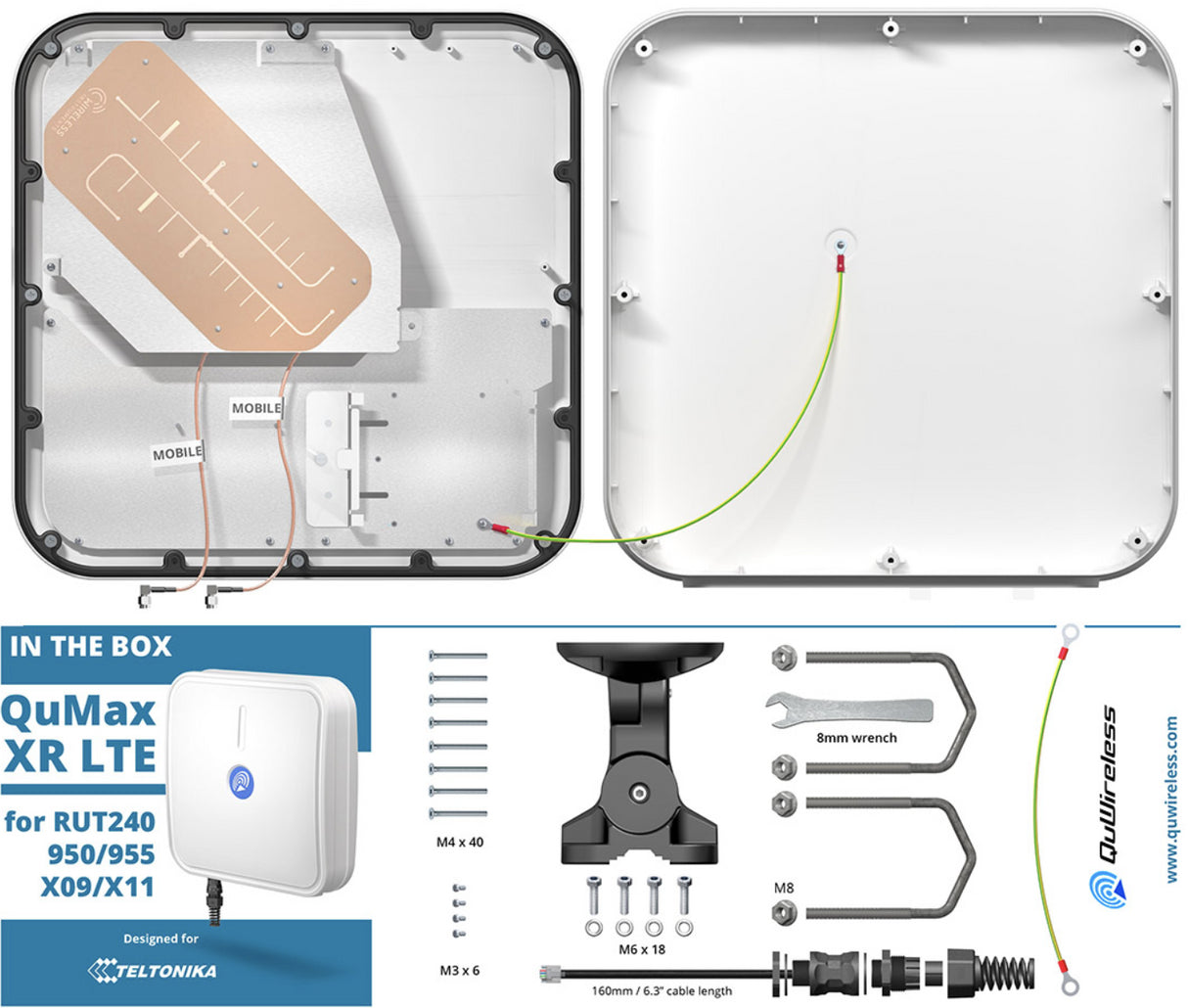 Antenne QuMax XR LTE pour Teltonika RUT Series - AXRL visuel 3