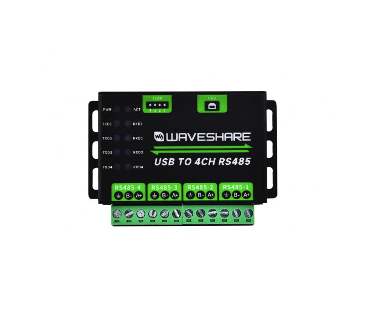 Convertisseur USB industriel vers 4Ch RS485 - USB TO 4CH RS485 visuel 2