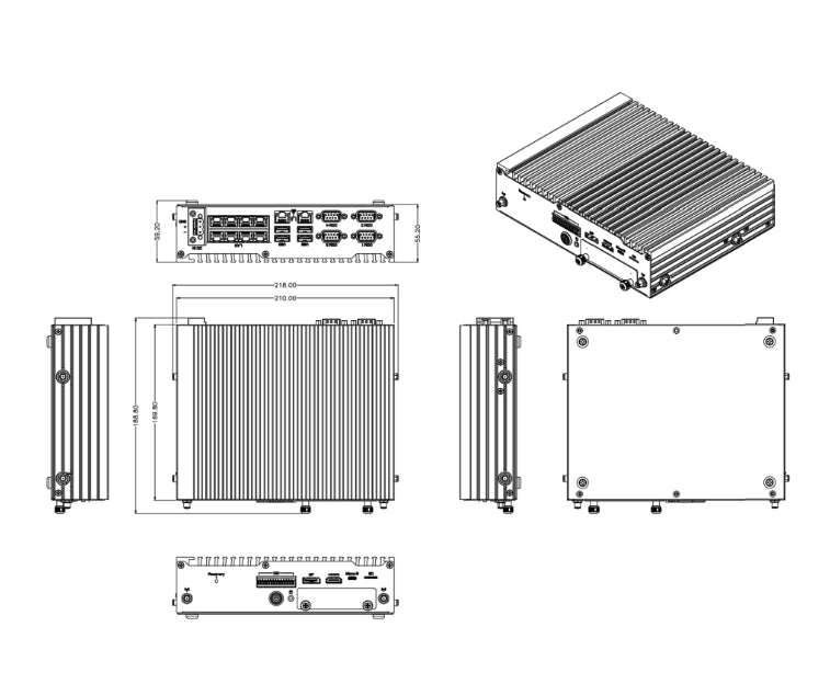 EDGE AI - NVIDIA Jetson Nano ARM Cortex A57 - QBiX-Jetson-NanoAHP-A1 visuel 3