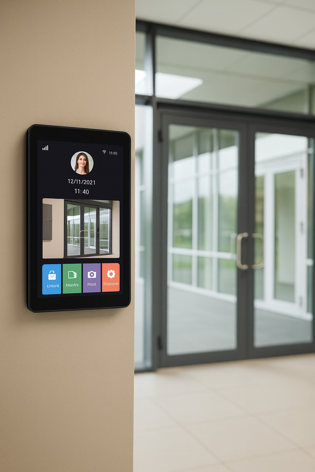 YZ08P - YziPanel 8” - Tablette murale Android PoE CPU RK3576 - EVI