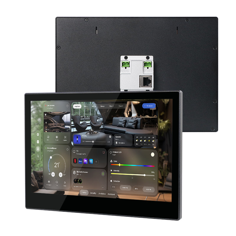 YZ10P - YziPanel 10”  – Tablette murale Android PoE CPU RK3576 - EVI