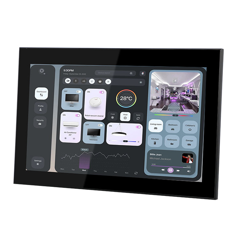 YZ14P - YziPanel 14”  – Tablette murale Android PoE CPU RK3568 - EVI