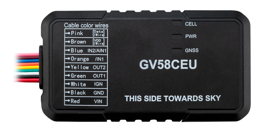 GV58CEU – Tracker GPS 4G compact pour le suivi de flotte et la télématique IoT - Queclink