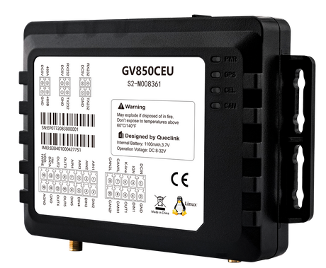 GV850CEU - Passerelle télématique 4G LTE Linux pour véhicules et flottes connectées - Queclink