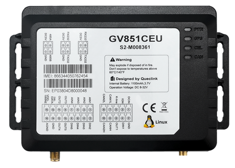 GV851CEU - Passerelle télématique 4G LTE Linux pour flottes et véhicules connectés - Queclink