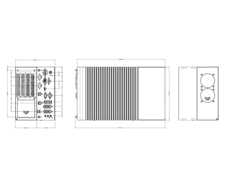 PC industriel avec carte GFX - Chipset Intel Q470E - QBiX-JMB-CMLA47EHG-B1 visuel 3