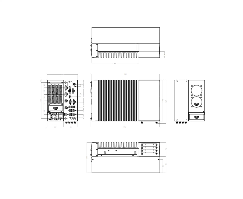 PC industriel chipset Q470E, 850Watts, Carte GFX - QBiX-JMB-CMLA47EHGP-A1 visuel 3
