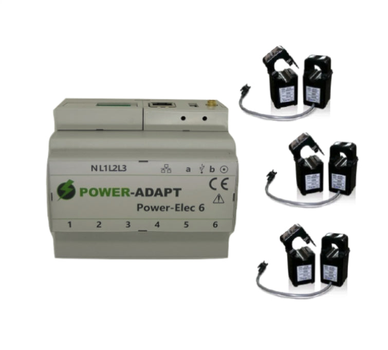 Power Elec 6 - Centrale de mesure Lorawan / Modbus TCP - ECO-ADAPT