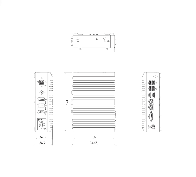 QBiX-Pro-ADLA1235H-A1- PC Fanless industriel Intel Core i5 12eme Gen - GIGAIPC visuel 3