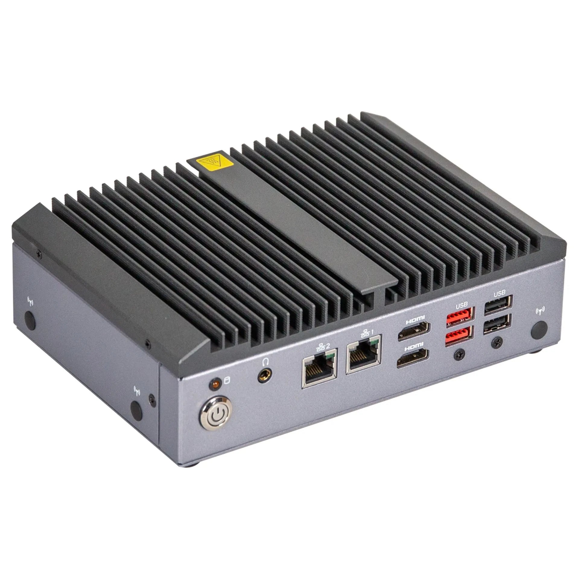 GIGAIPC QP-N150B-A1 – vue arrière droite et connectique du boîtier