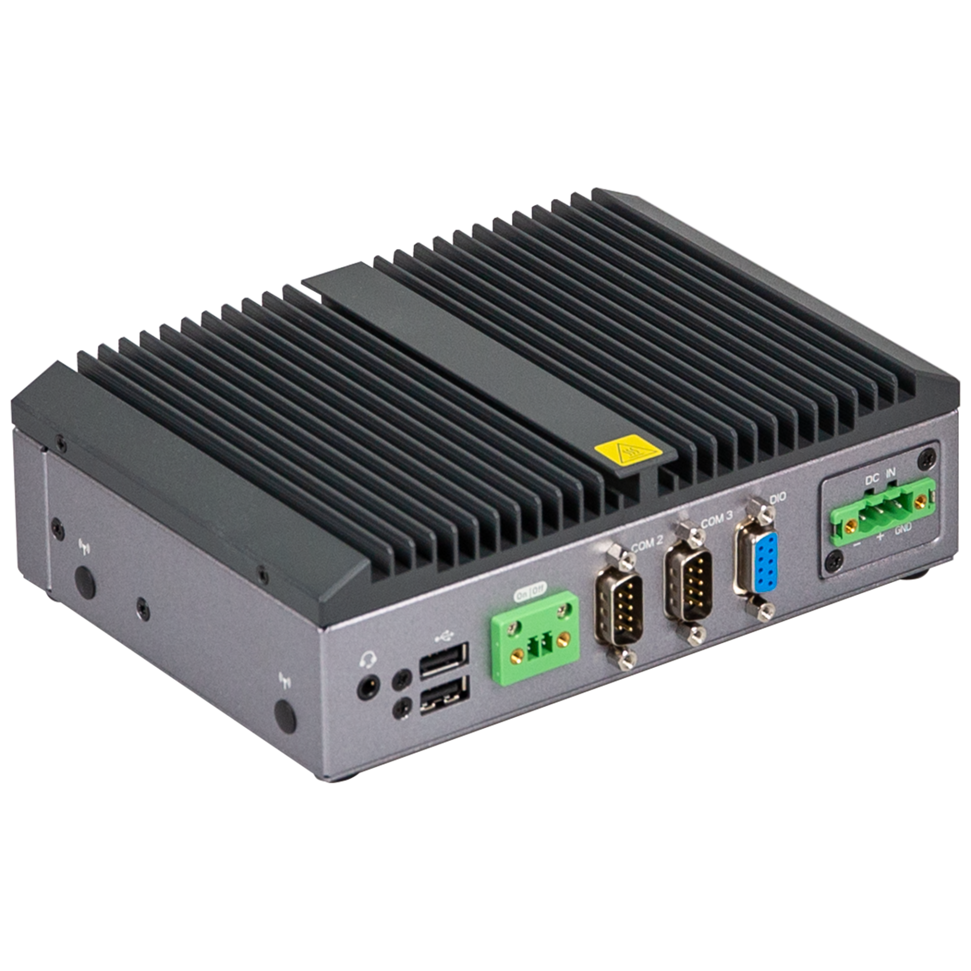GIGAIPC QBiX-Pro-ARUA255H-A1 – vue arrière droite et connectique