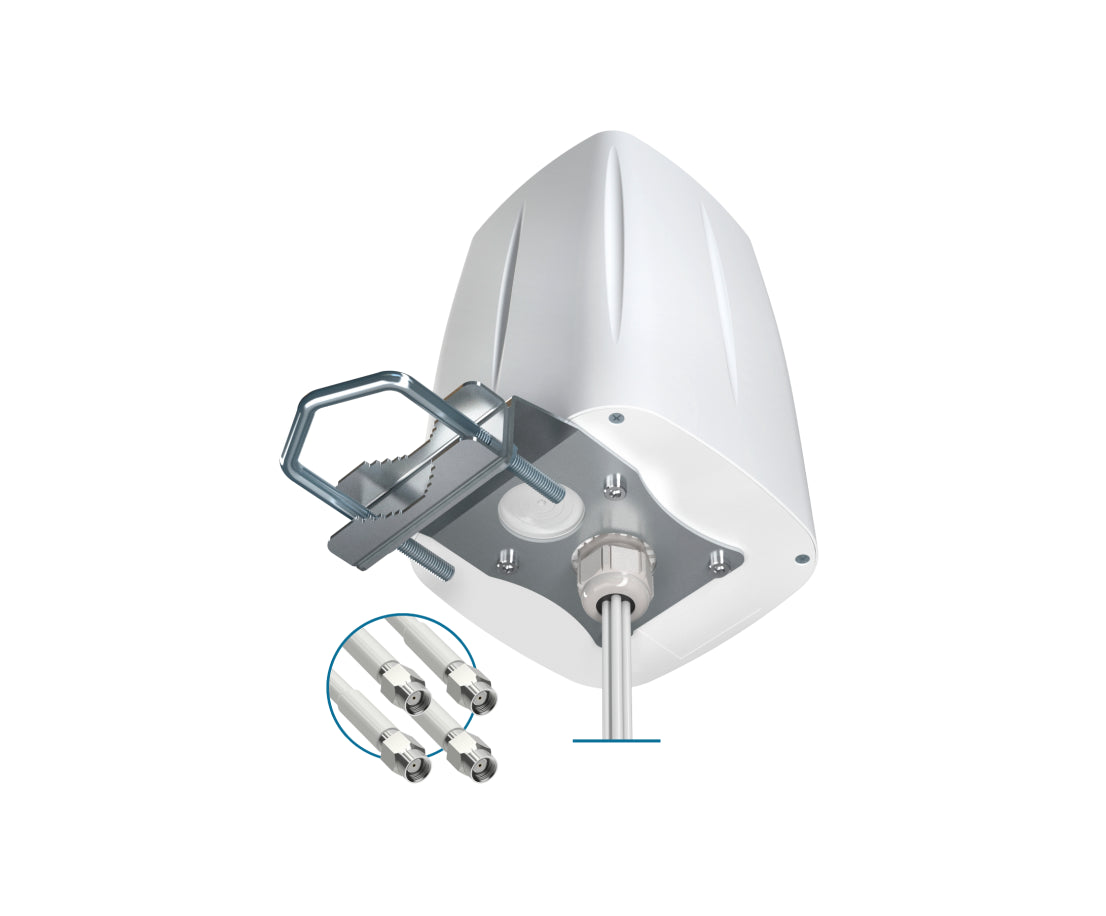 QuOmni 7V-4 - Antenne Wi-Fi extérieure MIMO 4x4 - O7V.4RS - QuWireless visuel 2