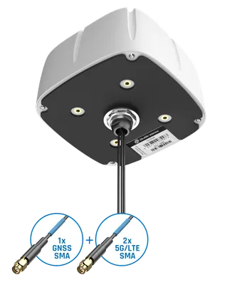 ASL20G 3 m - Antena 5G/LTE MIMO + GNSS - QuWireless