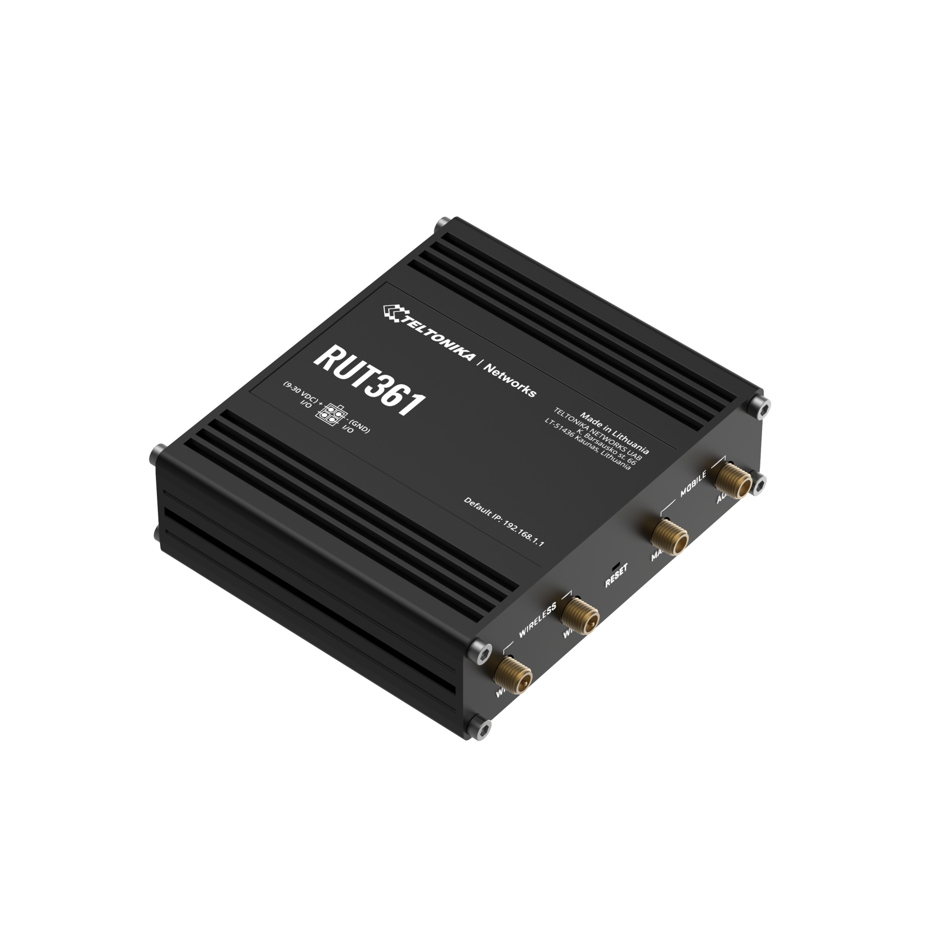 RUT361 - 4G LTE Cat 6 Wi-Fi Industrial Router - Teltonika