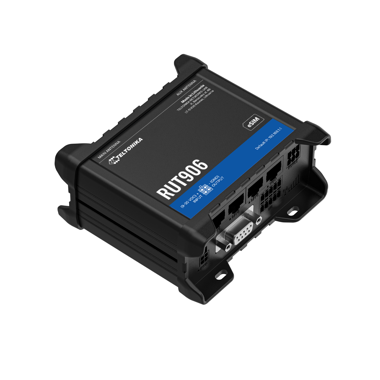 RUT906 - 4G LTE Cat 4 GNSS Industrial Router - Teltonika