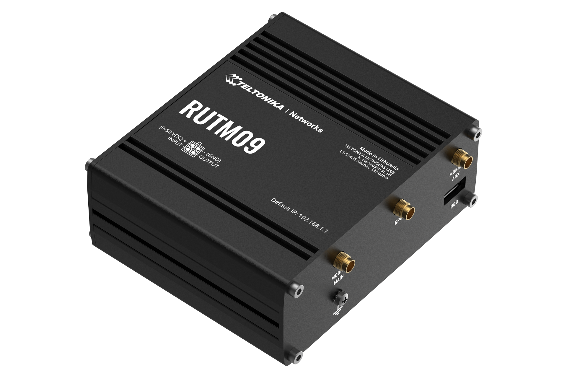 RUTM09 - Industrial 4G LTE Cat 6 GNSS Router - Teltonika