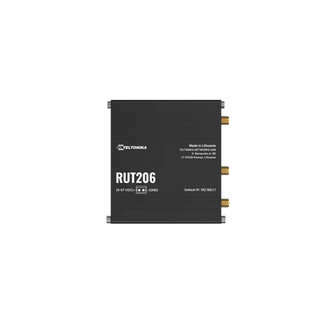 Routeur 4G PoE - RS485 - Teltonika - RUT206 visuel 1
