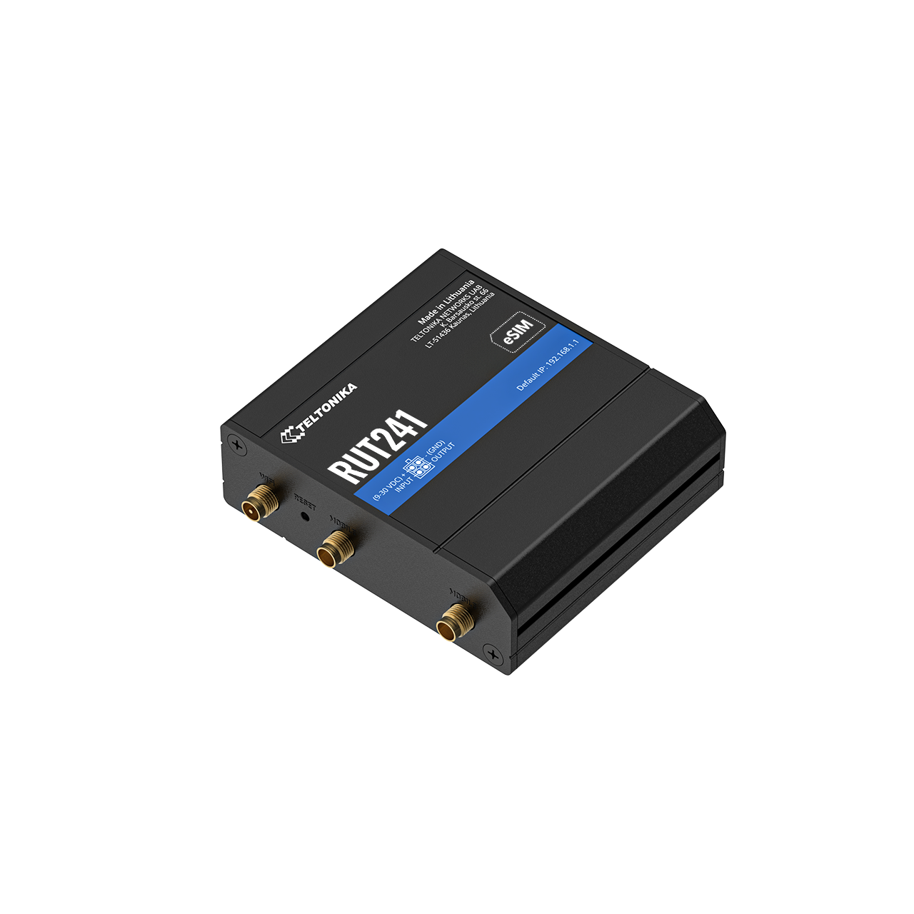 RUT241 - Routeur industriel 4G LTE Cat 4 eSIM - Teltonika
