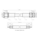 Câble Pulsar 1,5 m - Type N mâle vers Type N femelle - RAK9731 - Rak Wireless