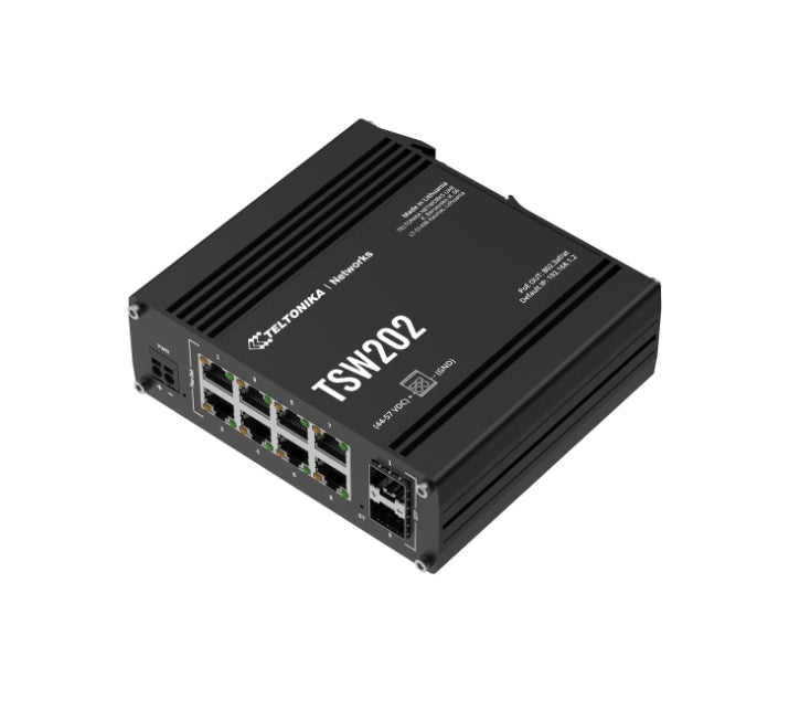 Switch PoE+ industriel managé Teltonika - TSW202 visuel 3