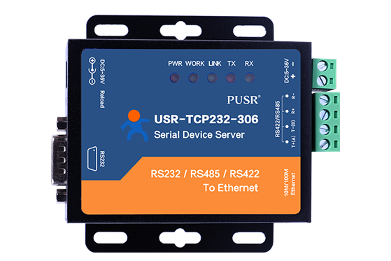 USR-TCP232-306 - RS232/RS485/RS422 a Ethernet - PUSR