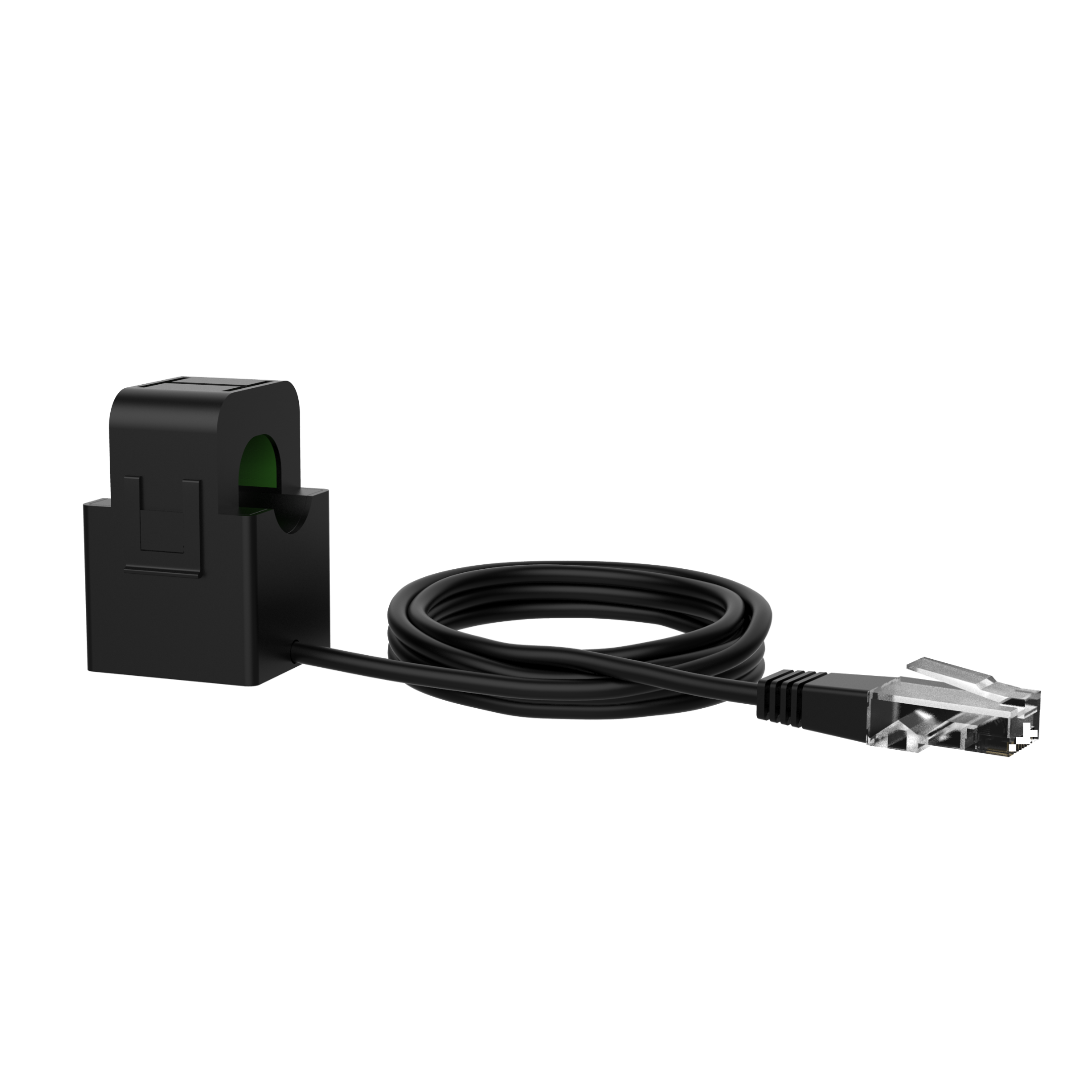 Transformateur de courant RJ11 Milesight compatible CTH01. Plages 100 A pour sous-comptage électrique et supervision énergétique.