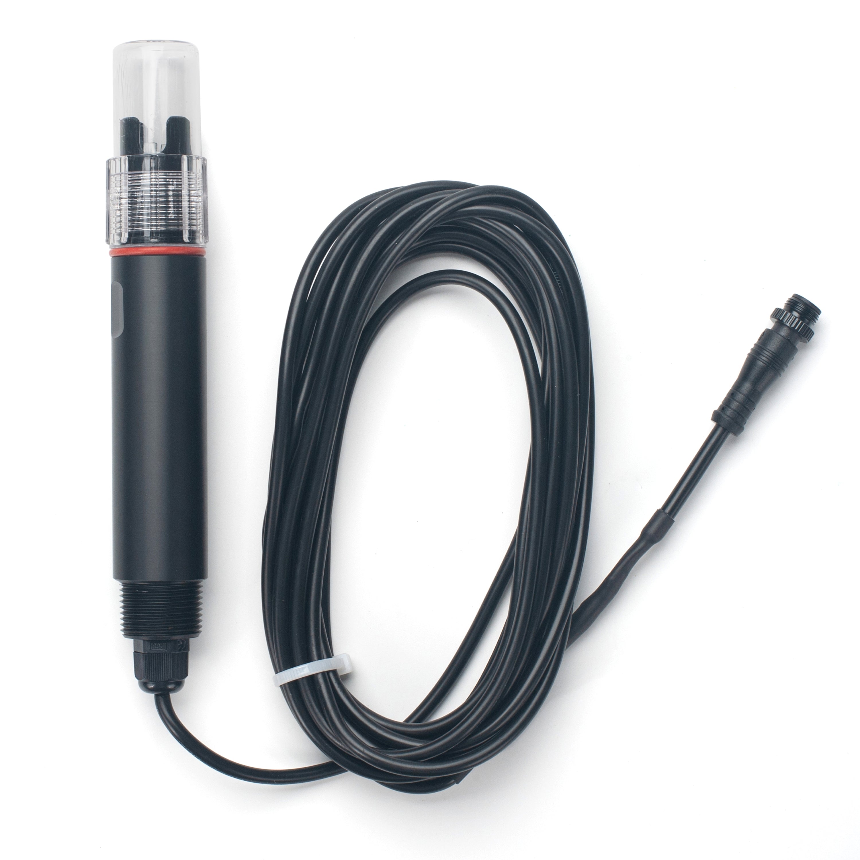 Illustration fabricant de la famille Dragino DR-ECK – sonde de conductivité et câble RS485