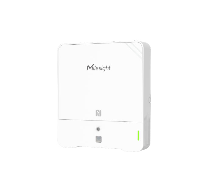 Capteur de qualité d’air Milesight AM319L sans écran, vue de trois quarts droite