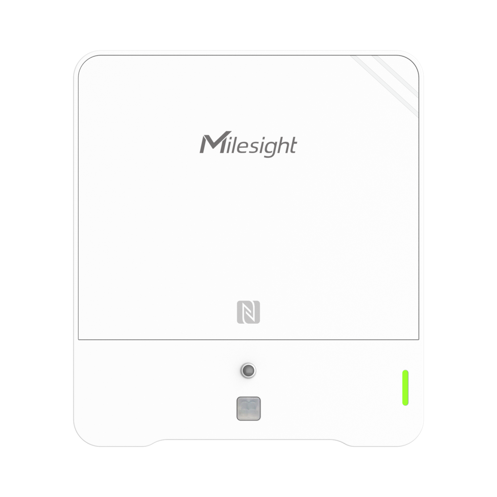Rendu HD de face du capteur de qualité d’air Milesight AM319L sans écran