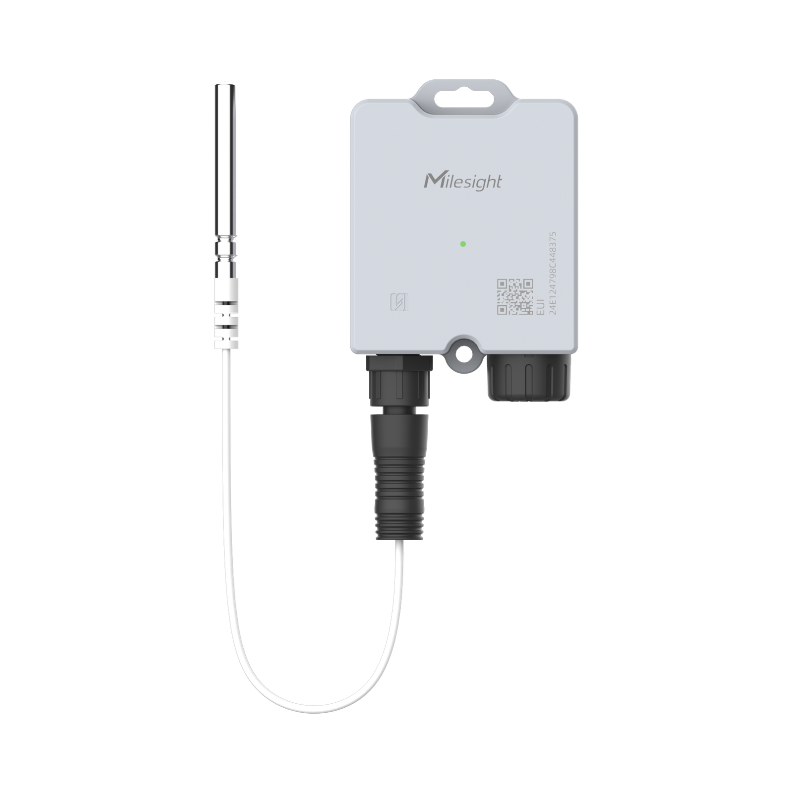 Rendu HD du capteur Milesight TS201-TH avec sa sonde de température et d’humidité