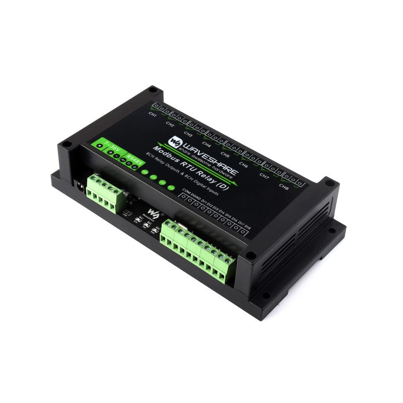 26517 - Relais Modbus RTU 8 relais + 8 entrées - Waveshare
