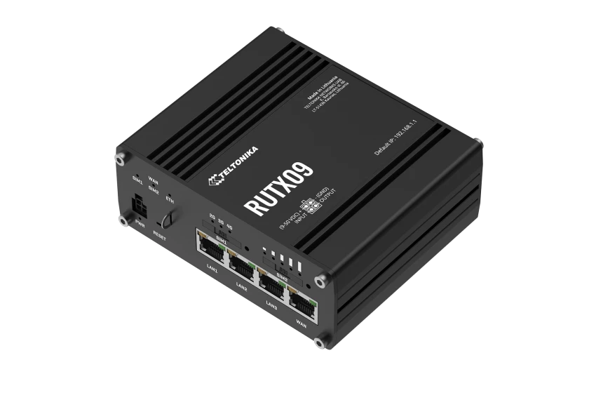 RUTX09 - Router industrial 4G LTE Cat 6 GNSS - Teltonika