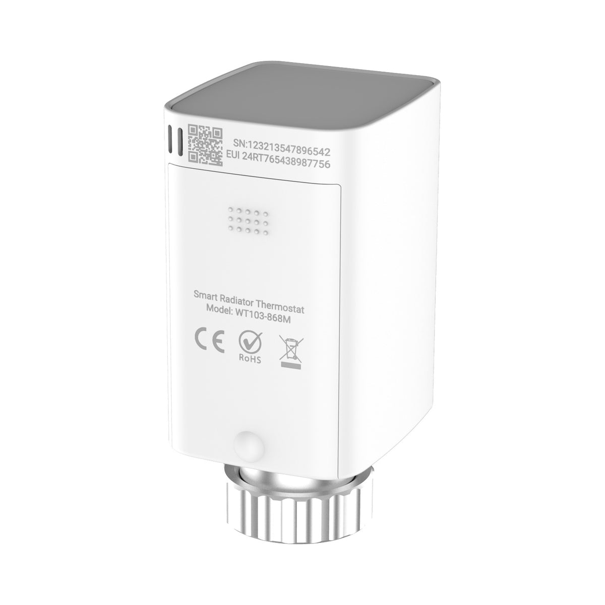 Milesight WT103 — vue arrière, boîtier blanc