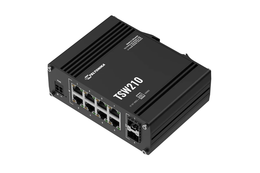 Switch industriel 8 ports Gigabit + SFP - Teltonika TSW210
