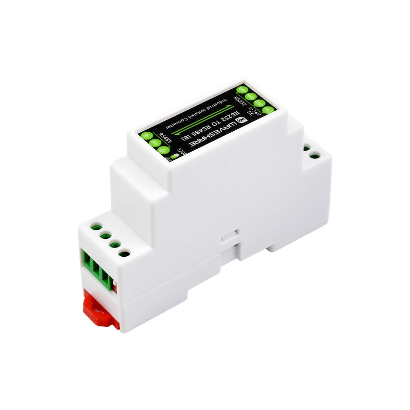 Waveshare 27830 RS232 TO RS485 (B) – vue de la connectique et des borniers
