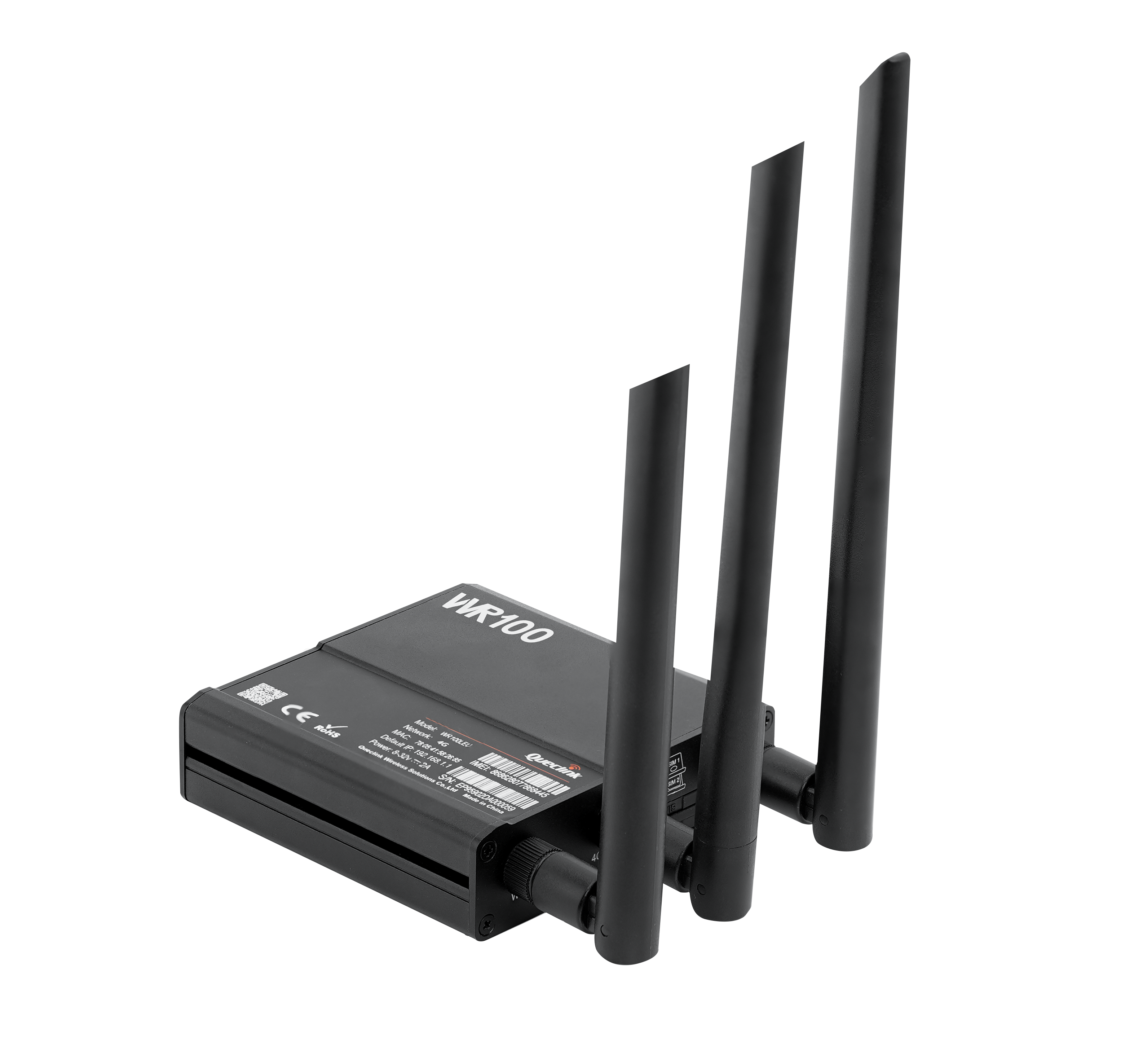 WR100 LEU - Routeur industriel 4G LTE Cat 4 double SIM pour applications IoT et connectivité sécurisée - Queclink