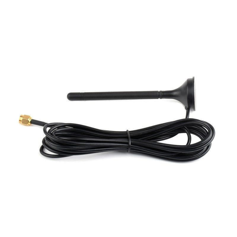 Waveshare 24412 – antenne verticale et câble coaxial noir